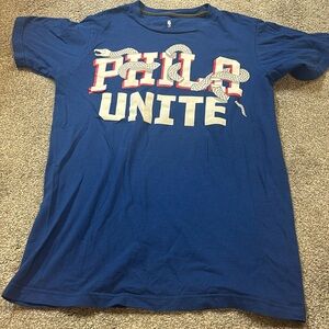 Philadelphia 76ers Phila Unite fanatics t shirt. Adult S